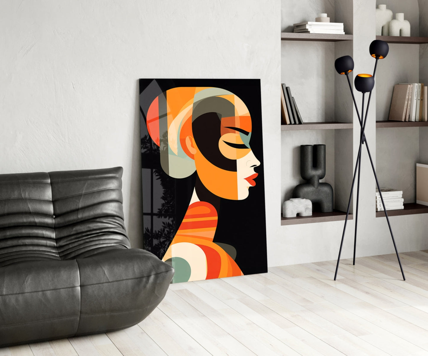 She Glass Wall Art || Designer Collection