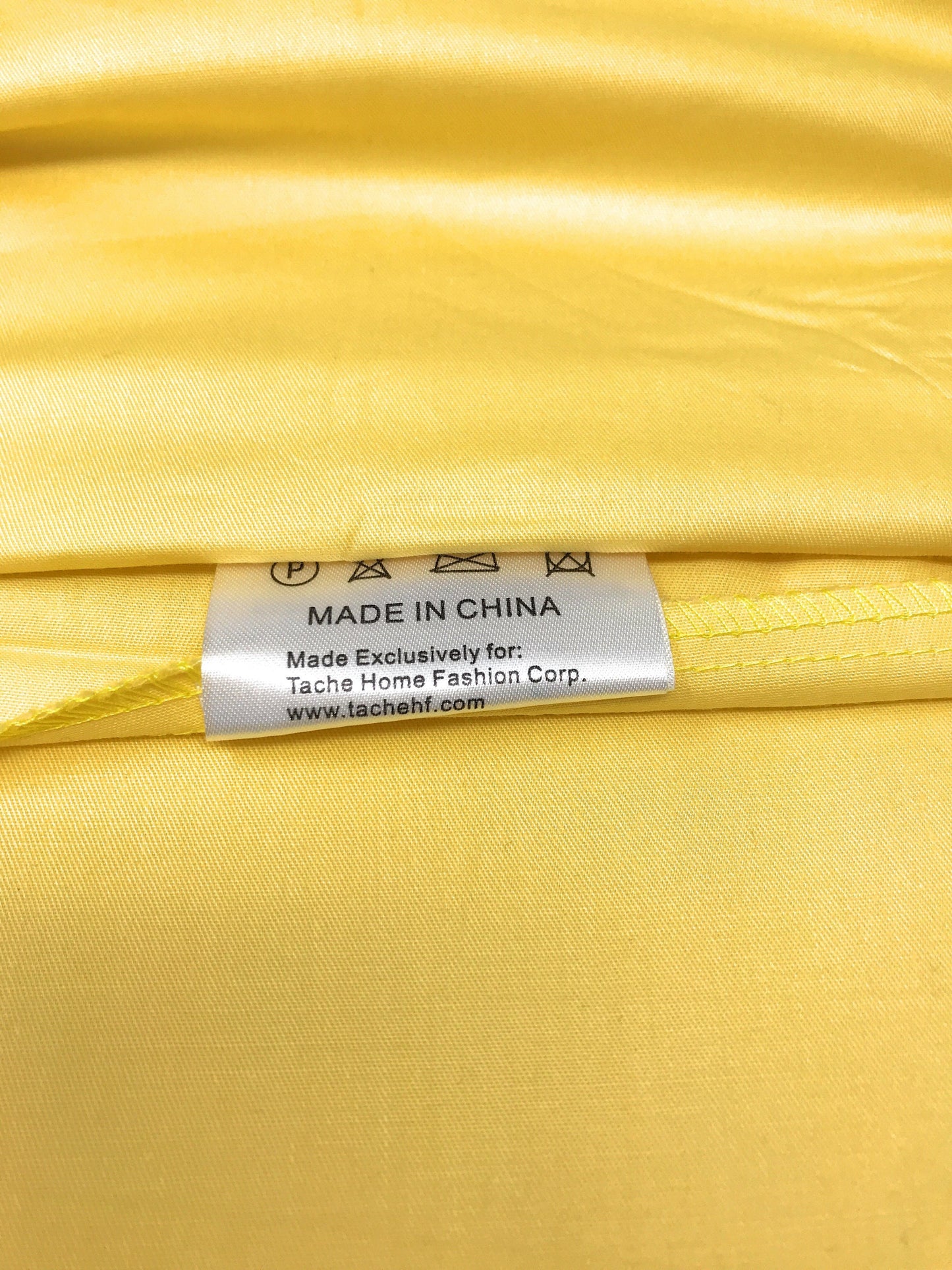 Tache 100% Cotton Solid Banana Yellow Duvet Cover Set (2-3PDUV-YB)