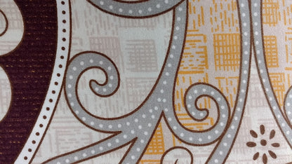 Tache Maroon Mandala Damask Duvet Cover Set Twin (2131)