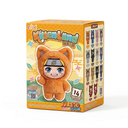 EAKI Naruto Shippuden Kitten Land Series Blind Box Plush Collection