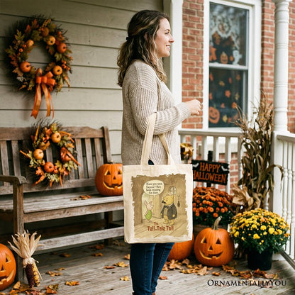 Edgar Allan Winnie-the-Pooh Tote Bag, 1926 A.A. Milne Vintage Halloween Mystery Tale Gift Shopper - Shaketea