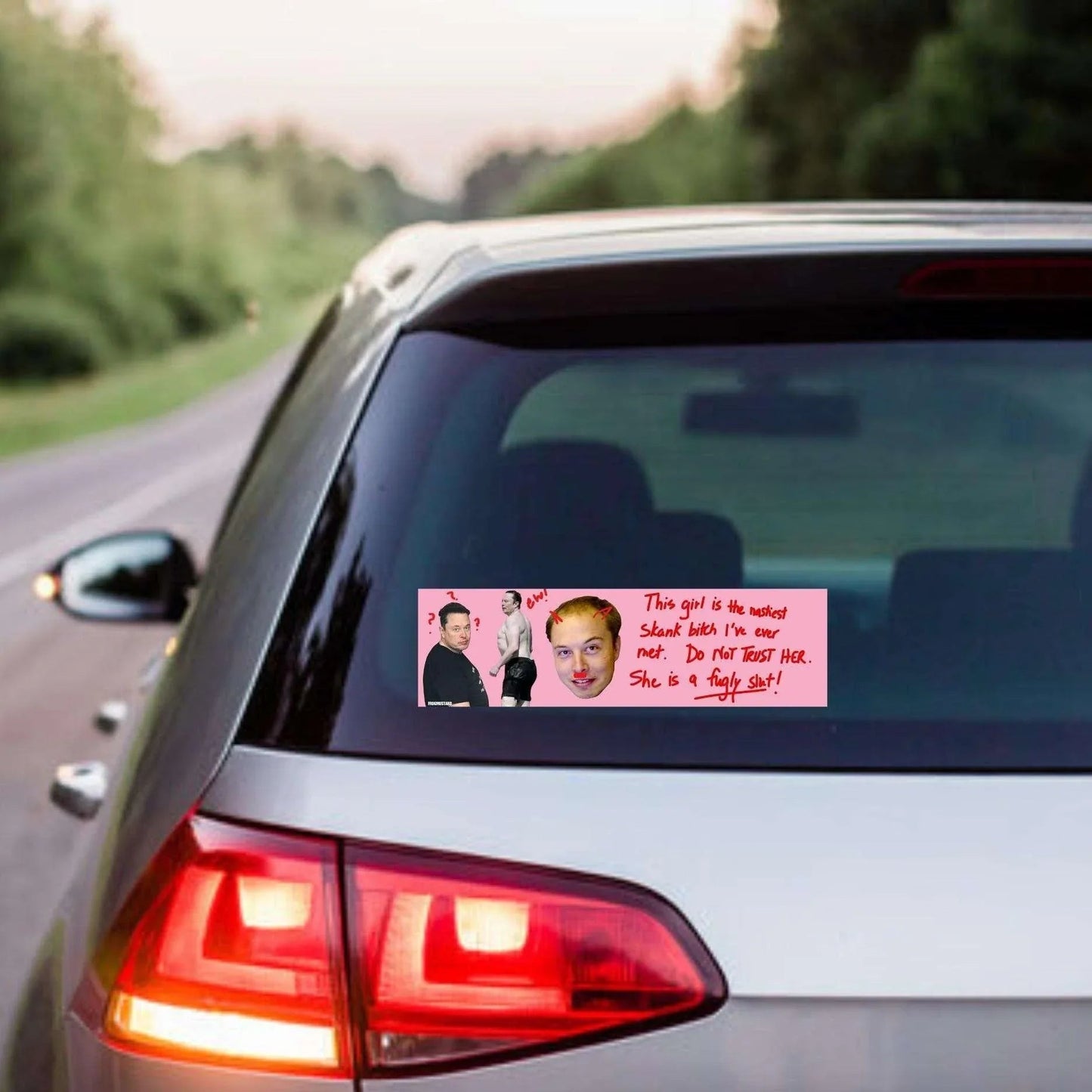 Elon Musk Burn Book Sticker (Mean Girls) Fugly Sl*t