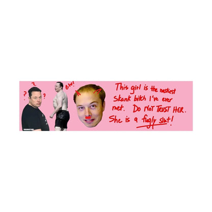 Elon Musk Burn Book Sticker (Mean Girls) Fugly Sl*t