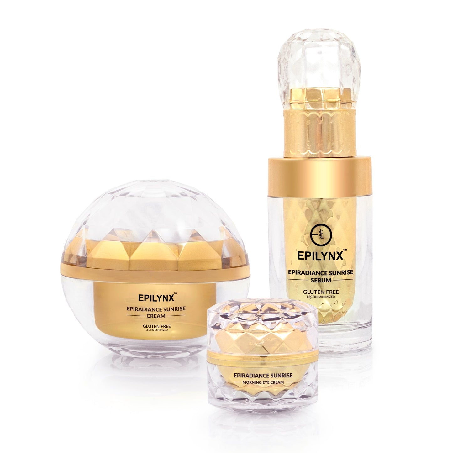Sunrise Firming Skincare Set for Mature Skin – Serum, Cream & Eye Cream, Nut-Free