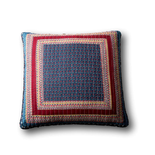 Tache Vineyard Cottage Floral Quilted Pillow Cover Patchwork 1 Piece Euro Sham (JHW-827-26X26-EURO)