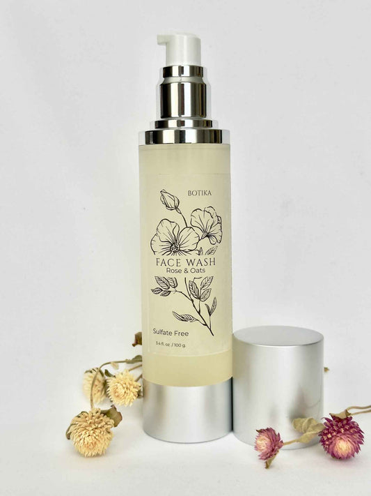 Rose & Oat Gentle Face Wash for Sensitive Skin