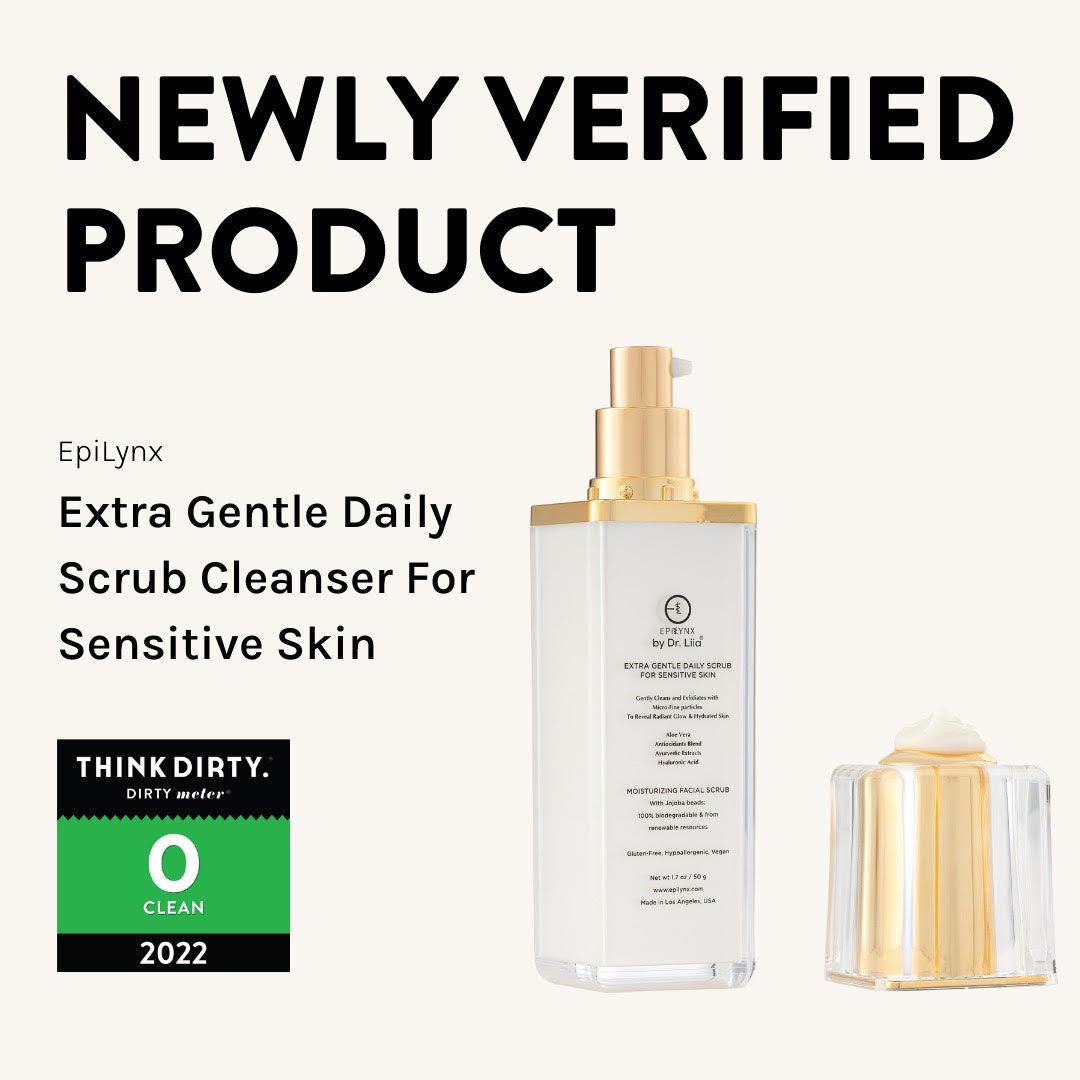 Gentle Exfoliating Face Scrub for Thinning, Sensitive Skin – Hyaluronic Acid & Jojoba Beads