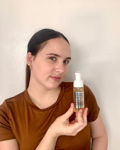 Oil-Free Foaming Face Wash for Acne-Prone Sensitive Skin – Aloe & Ashwagandha, Gluten-Free