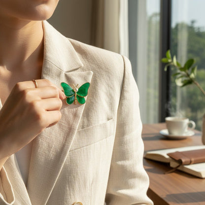 Fashion Butterfly Brooch Set – 3-Piece Elegant Pin Accessories