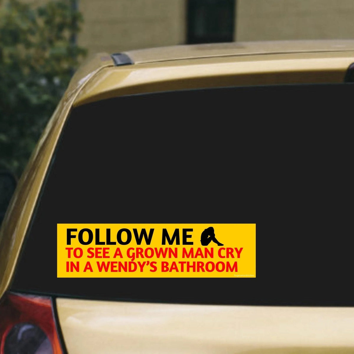 Follow Me to See a Grown Man Cry in a Wendy's Bathroom