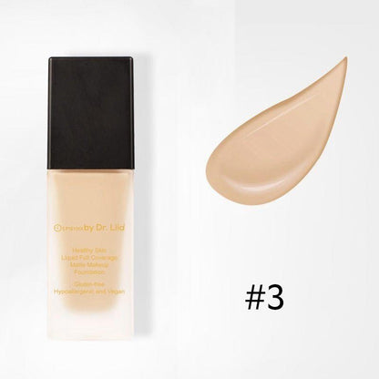 Full-Coverage Matte Foundation SPF 30 for Mature Skin – Non-Drying, Gluten-Free & Vegan