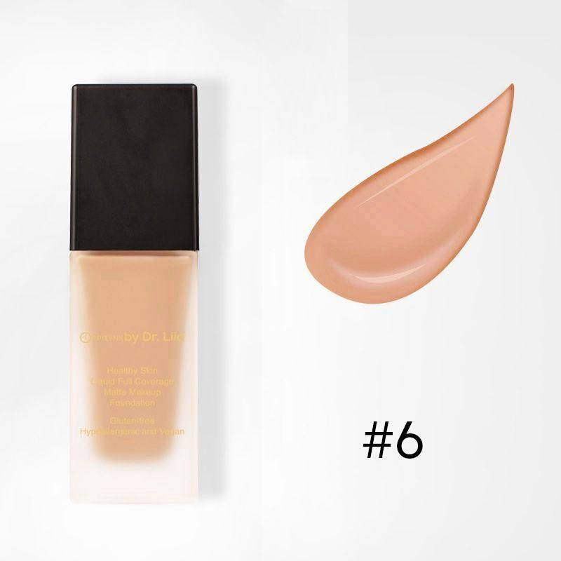 Full-Coverage Matte Foundation SPF 30 for Mature Skin – Non-Drying, Gluten-Free & Vegan
