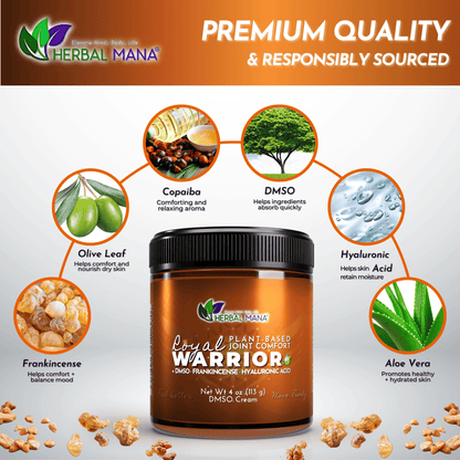 Frankincense DMSO Cream for Joint Pain | Royal Warrior