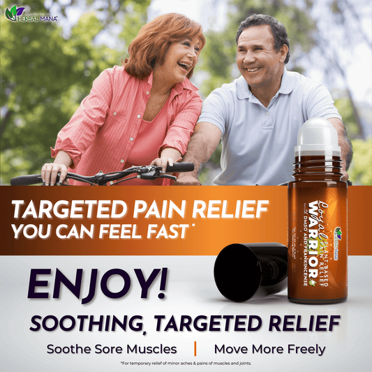 Cooling Frankincense DMSO Roll-On for Joint Pain Relief | Royal Warrior - Shaketea