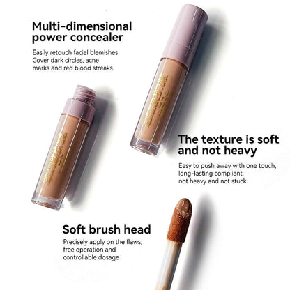 Full-Coverage Concealer for Mature Skin – Won't Crease or Settle Into Lines, Hypoallergenic