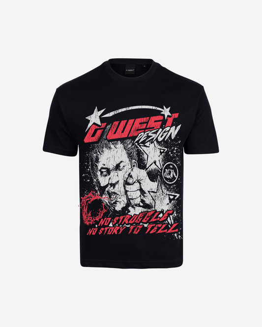 G West Mens No Struggle No Story Oversized Tee - Shaketea