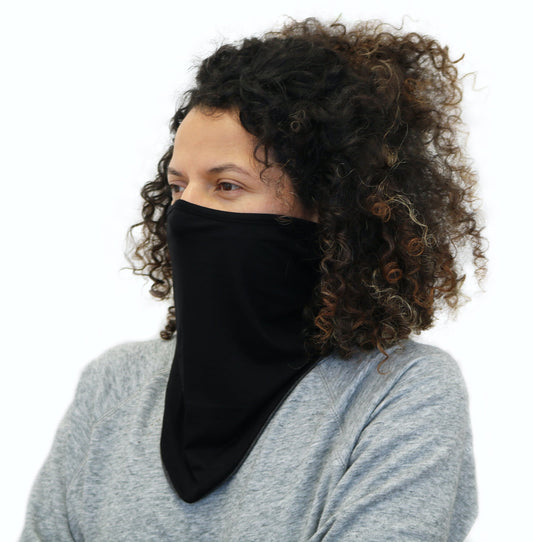 Spun Bamboo X-Large Unisex Multi-Purpose 2-Ply Reversible Neck Gaiter - Breathable, Silky Soft, Ultra Comfortable Ski Wear - Shaketea