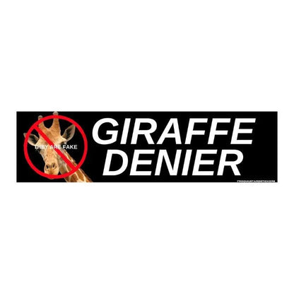 Giraffe DENIER (they are FAKE)
