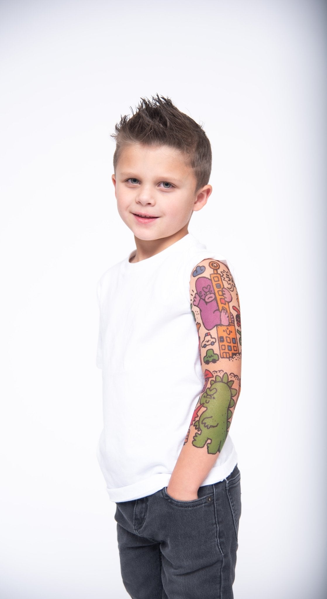 Gods & Kings Full Sleeve Tattoo - Temporary Kids Tattoo Sleeve