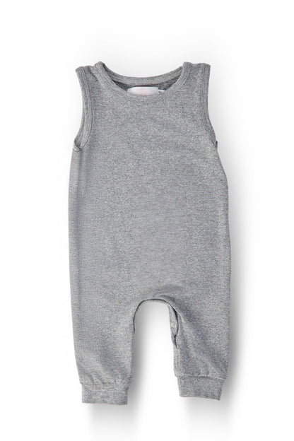 Heather Gray Tank One-Piece Jogger