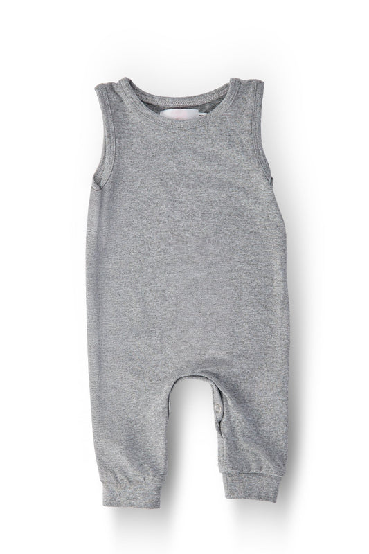 Heather Gray Tank One-Piece Jogger