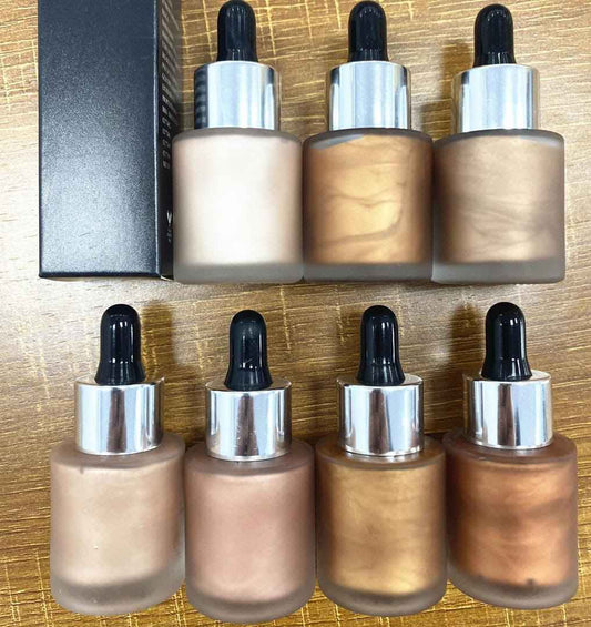 Liquid Bronzer Drops for Mature Skin – Dewy Glow Without Glitter, Nut-Free & Vegan