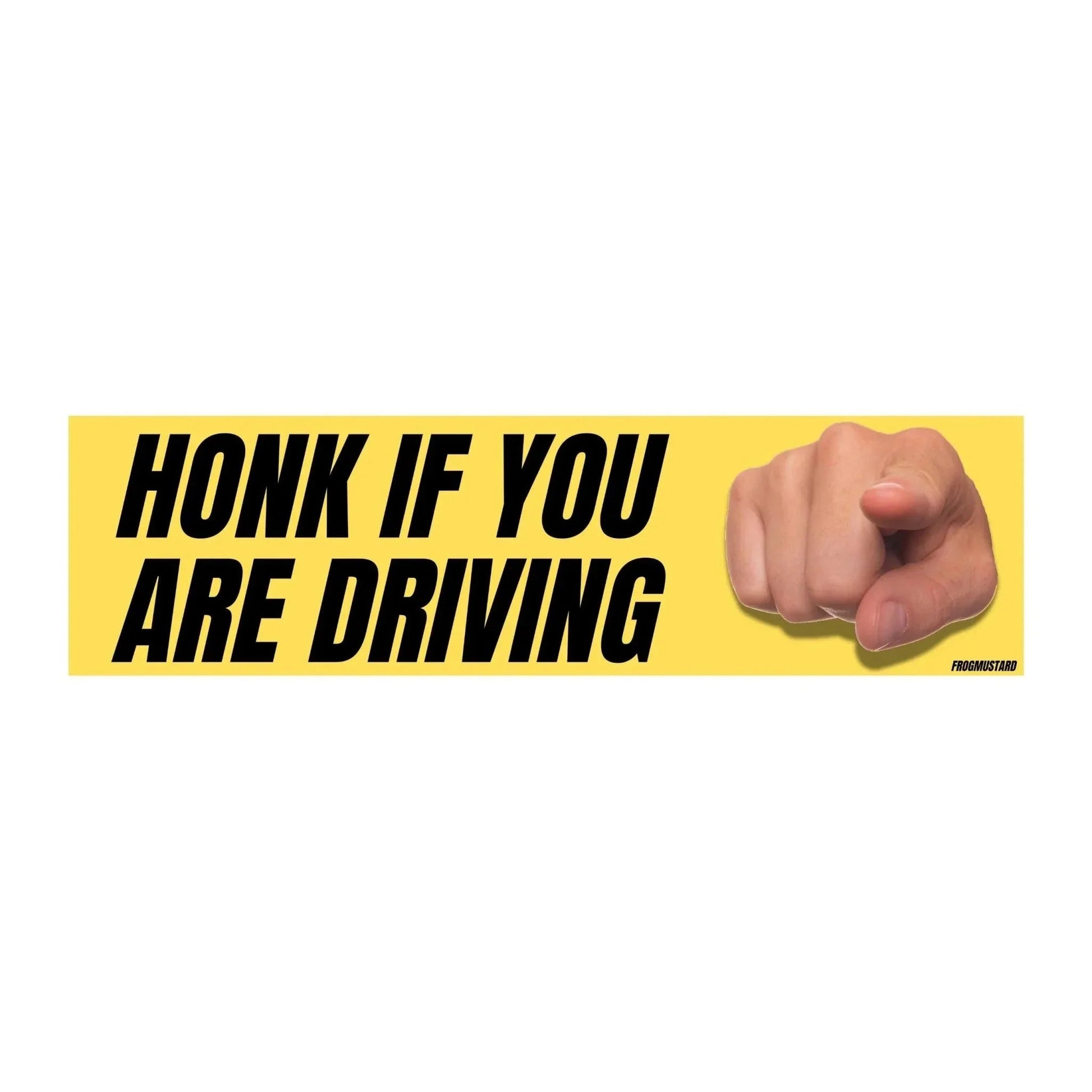 Honk If You Are Driving