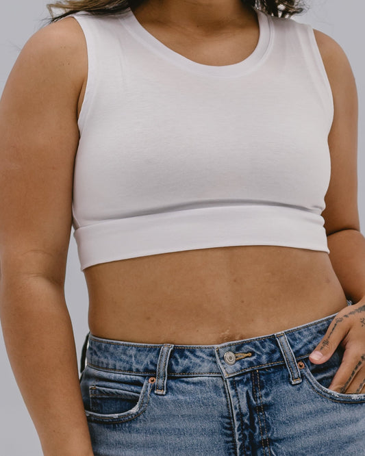 Crew Neck Tank Halftee - Shaketea