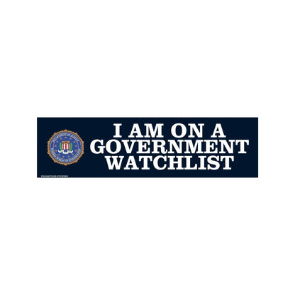 I Am on a Government Watchlist