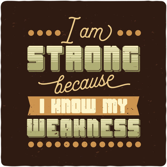 I am Strong Men's Bamboo Viscose/Organic Cotton Short Sleeve Graphic T-Shirt