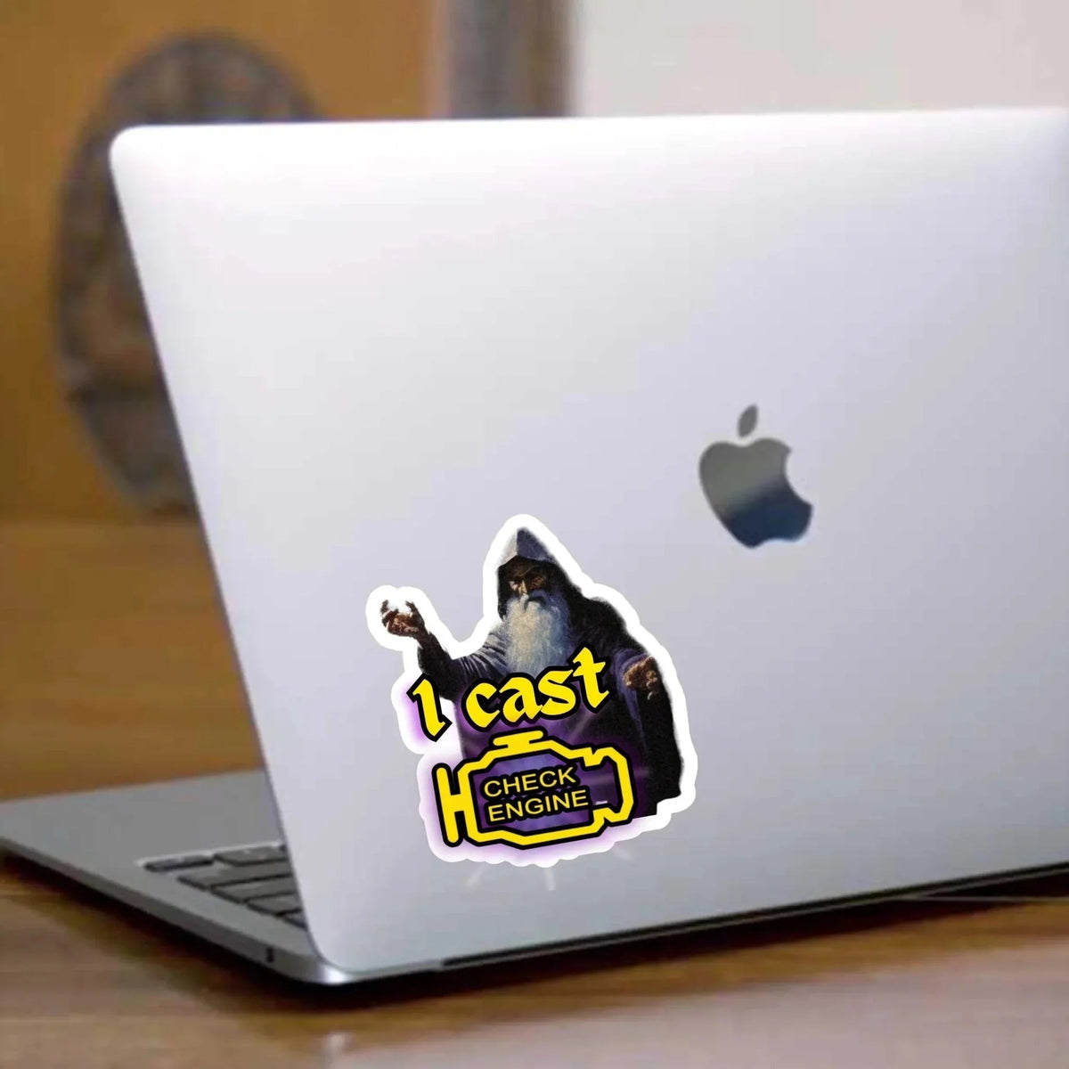 I Cast Check Engine Light (Wizard) | Die Cut Sticker