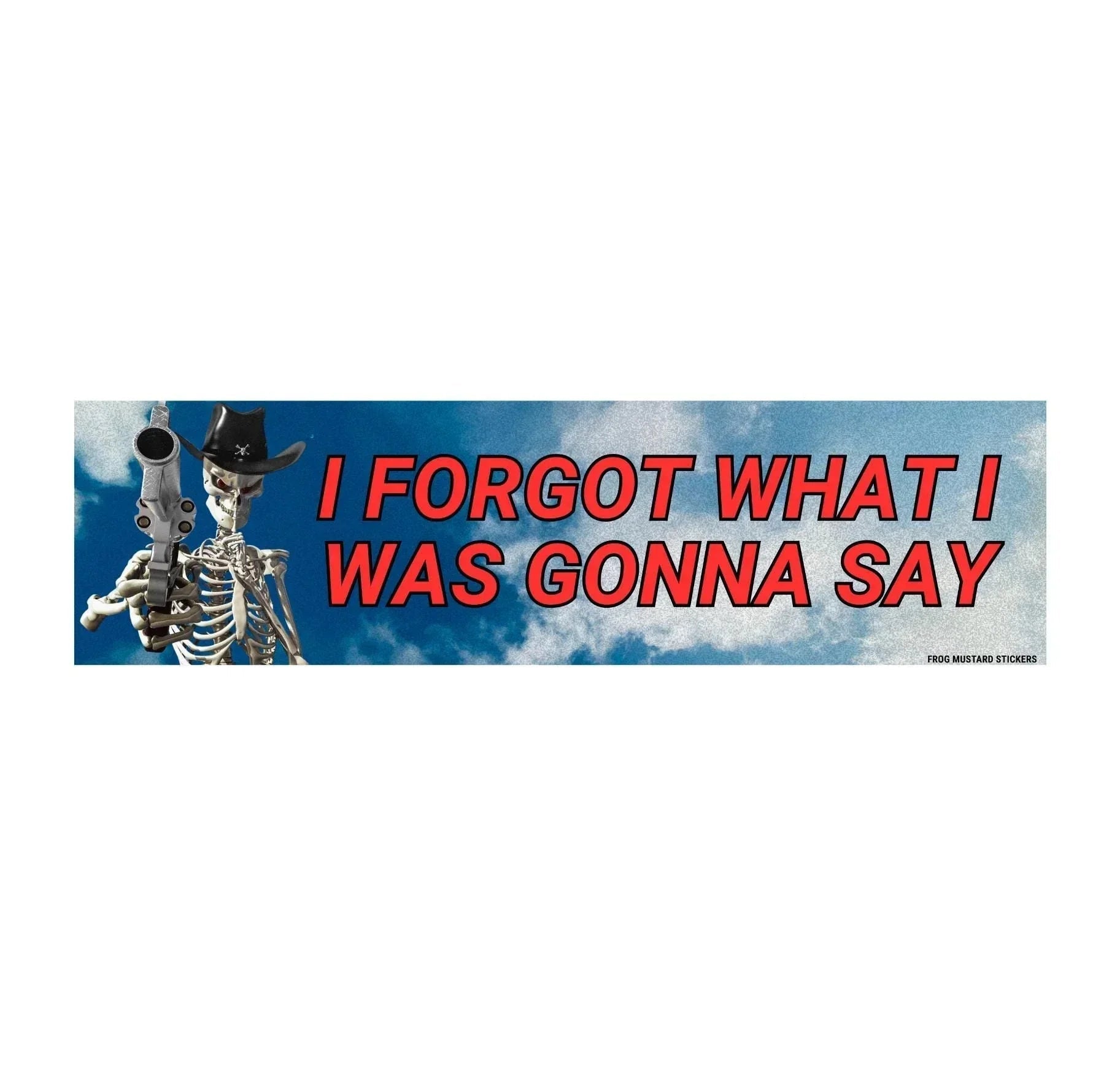 I Forgot What I was Gonna Say