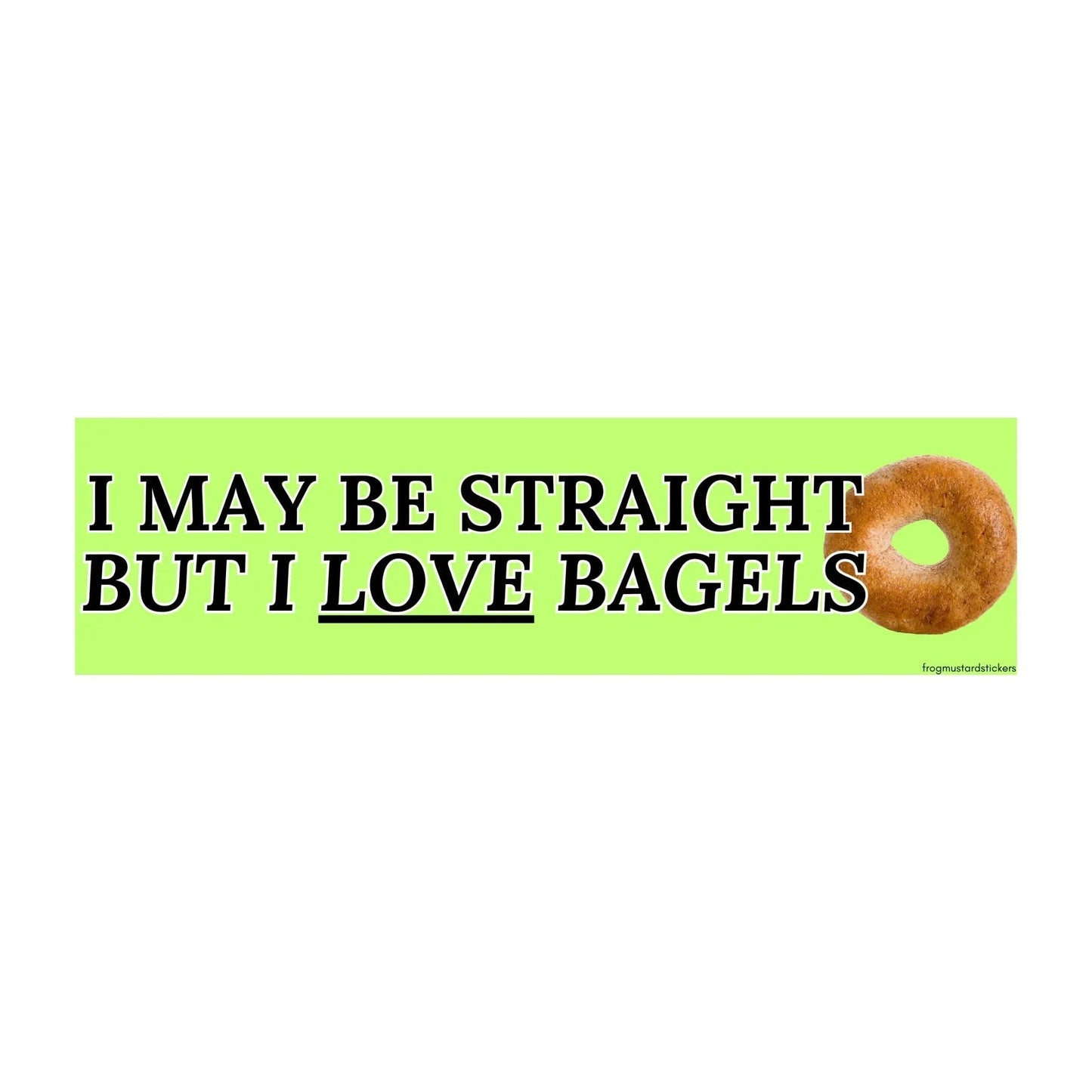 I May Be Straight, but I Love Bagels