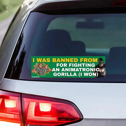 I was BANNED from Rainforest Café for Fighting an Animatronic Gorilla (I Won)