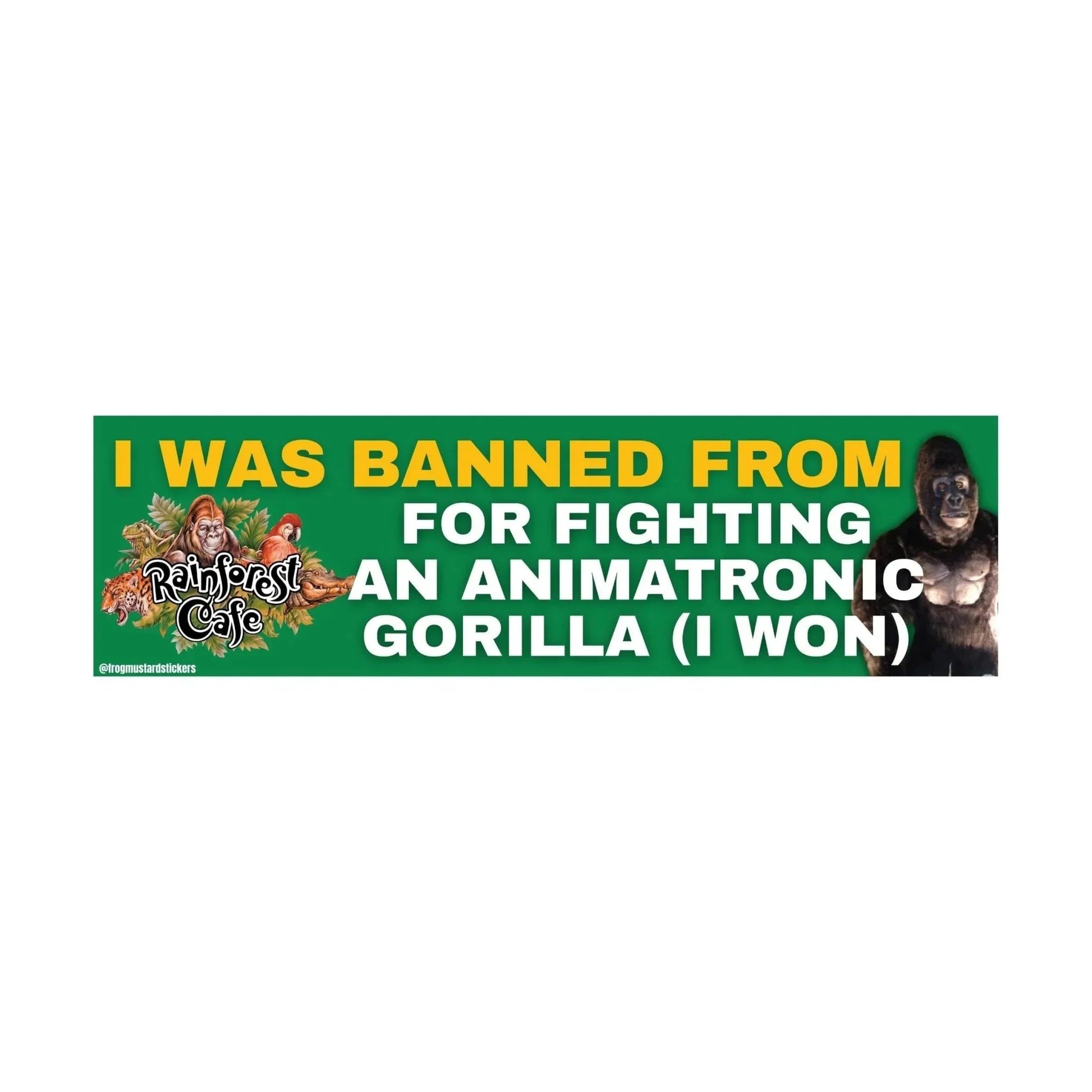 I was BANNED from Rainforest Café for Fighting an Animatronic Gorilla (I Won)