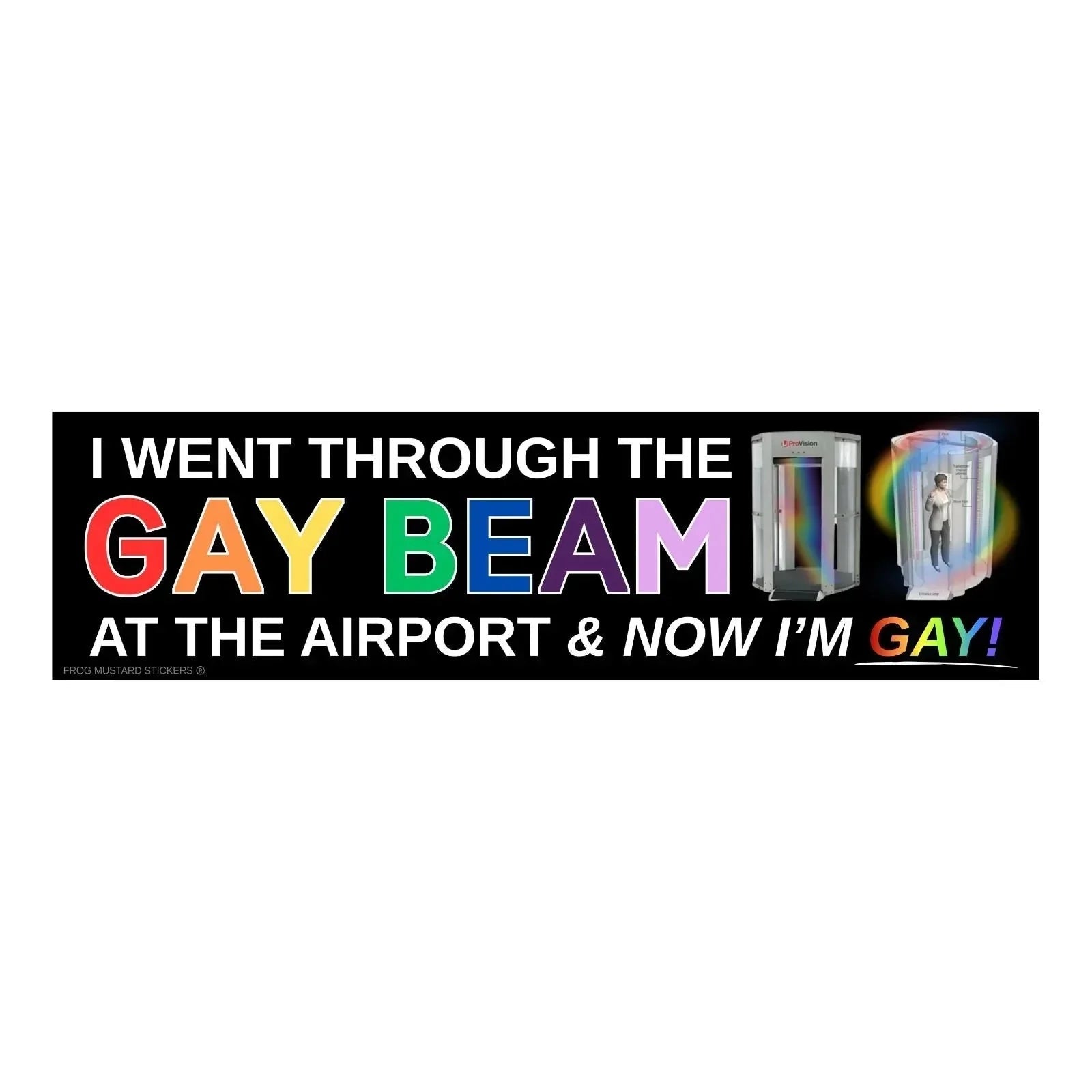 I Went Through the Gay Beam at the Airport and Now I'm Gay