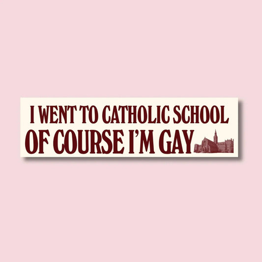 I Went to Catholic School, Of Course I'm Gay