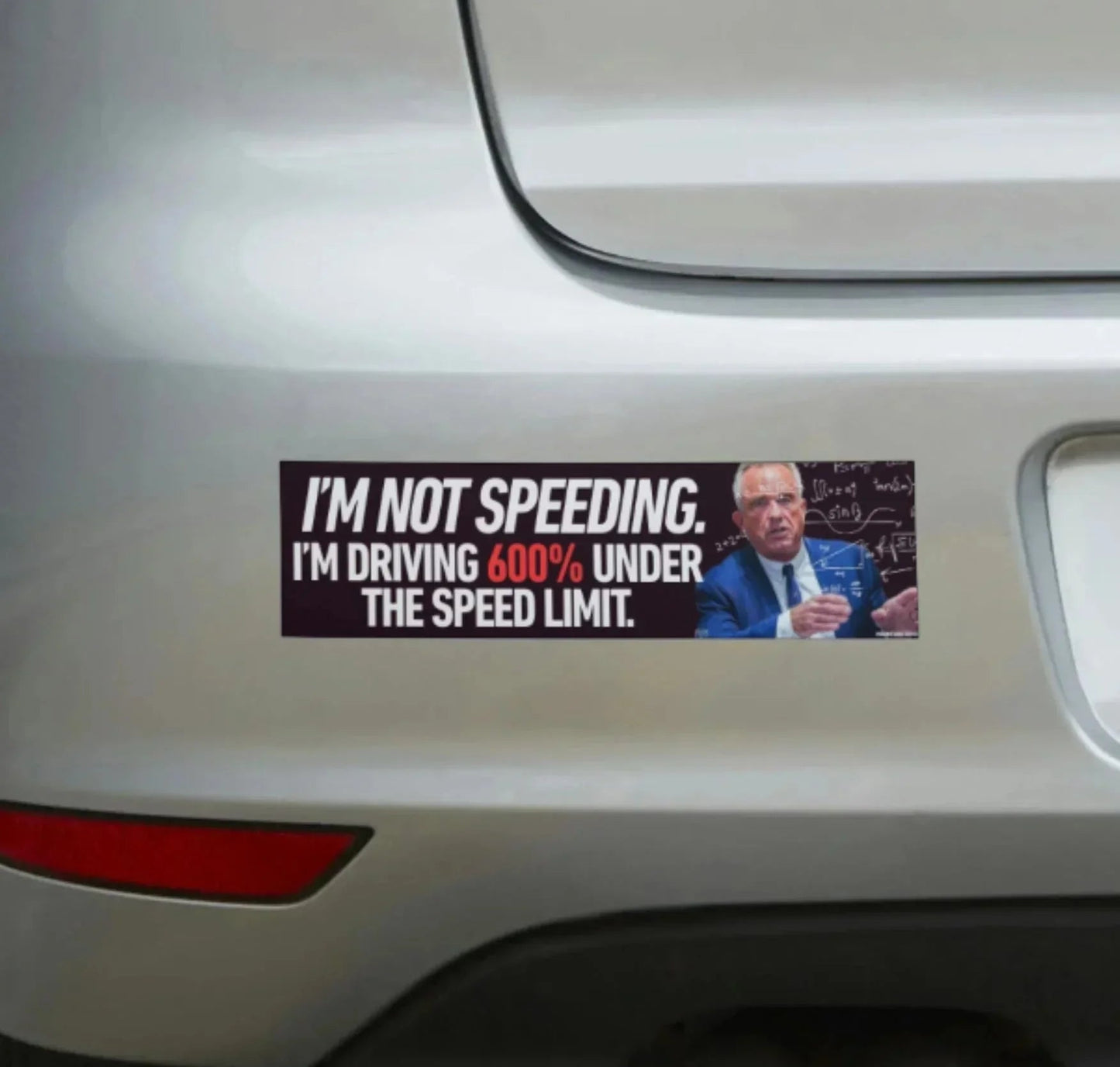 I'm Not Speeding I'm Driving 600% Under the Speed Limit (RFK Math)