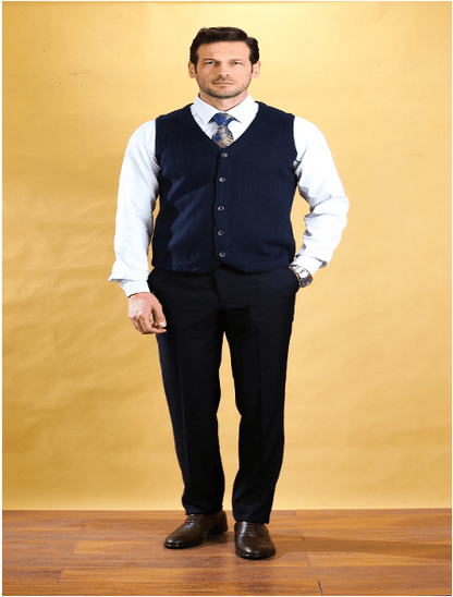 The Staple Vest(Navy)