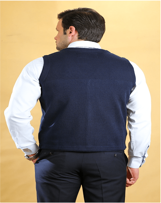 The Staple Vest(Navy)