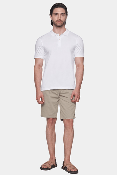 The MerceriZed Cotton Polo (White) - Shaketea