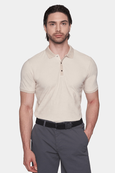 The Mercerized Cotton Polo (Cream) - Shaketea