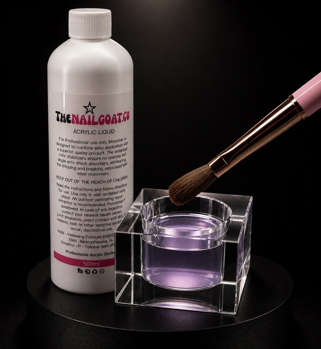 MMA-Free EMA Acrylic Liquid Monomer for Professional Nail Systems
