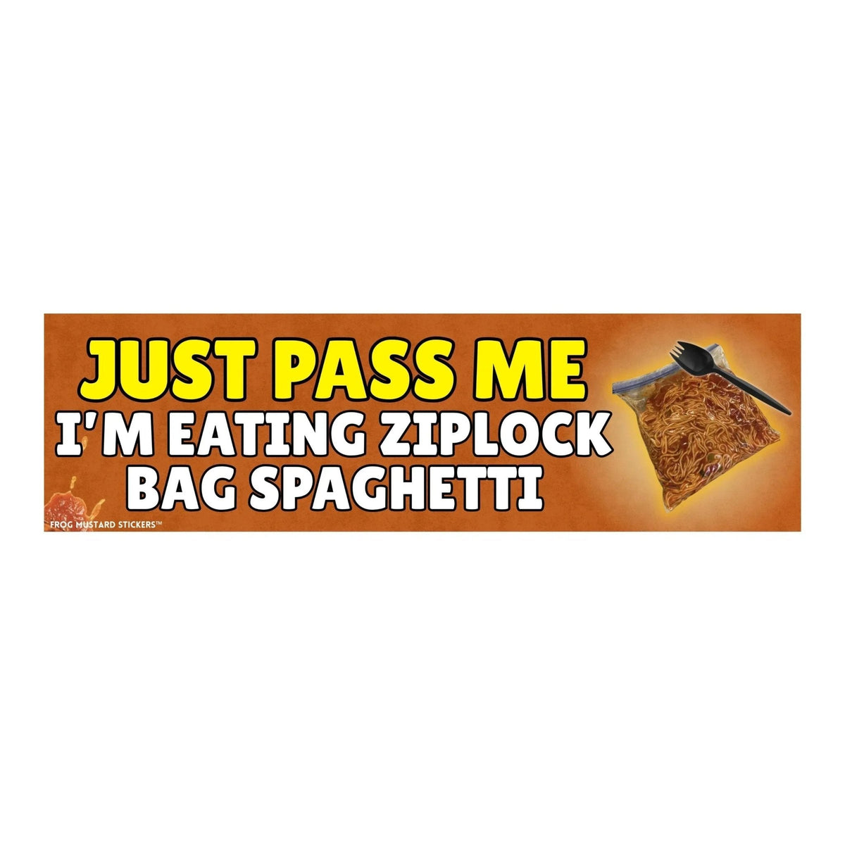 Just Pass Me! I'm Eating Ziplock Bag Spaghetti
