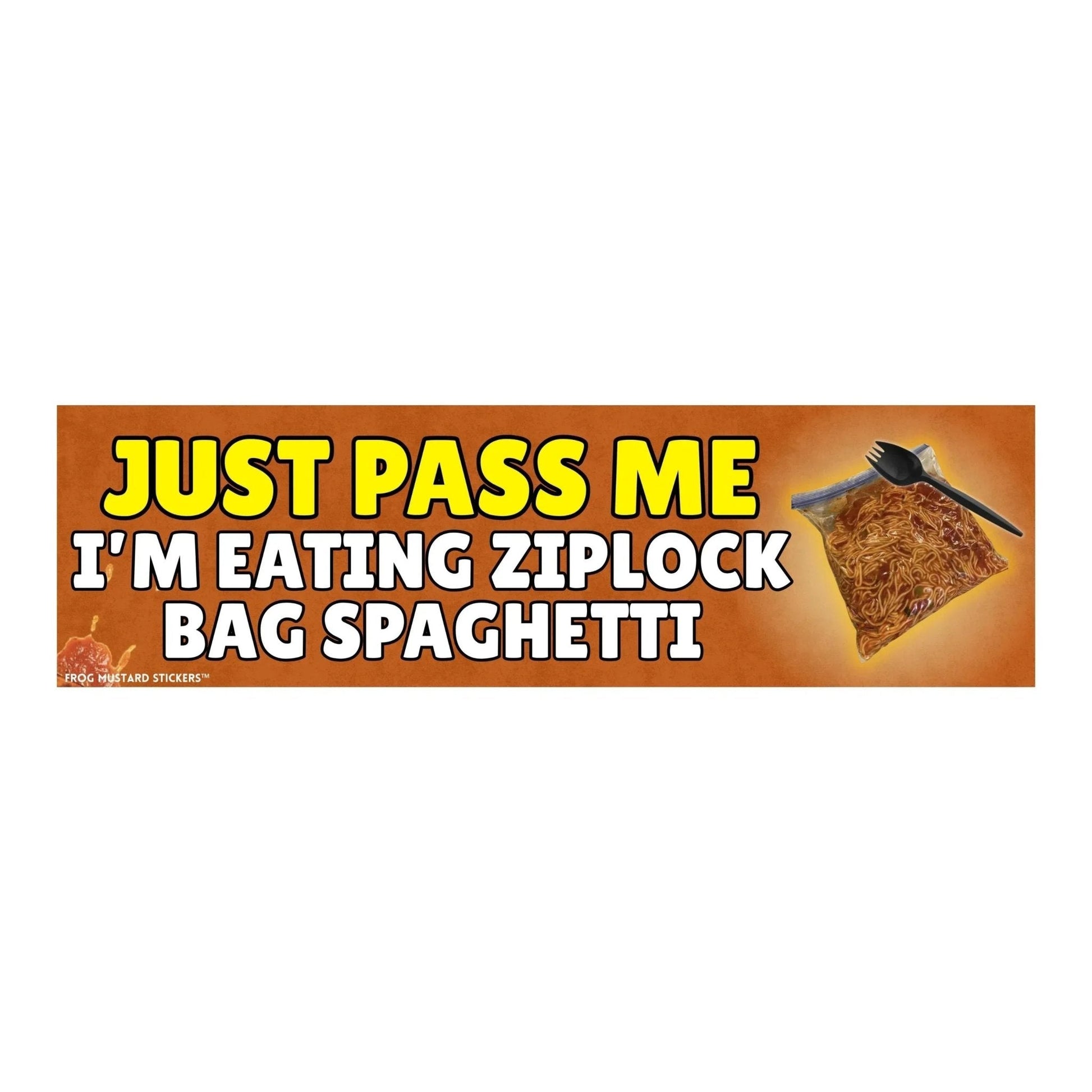 Just Pass Me! I'm Eating Ziplock Bag Spaghetti