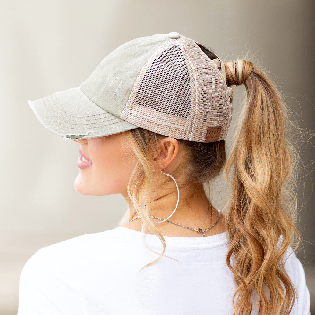 CC Criss-Cross Ponytail Caps