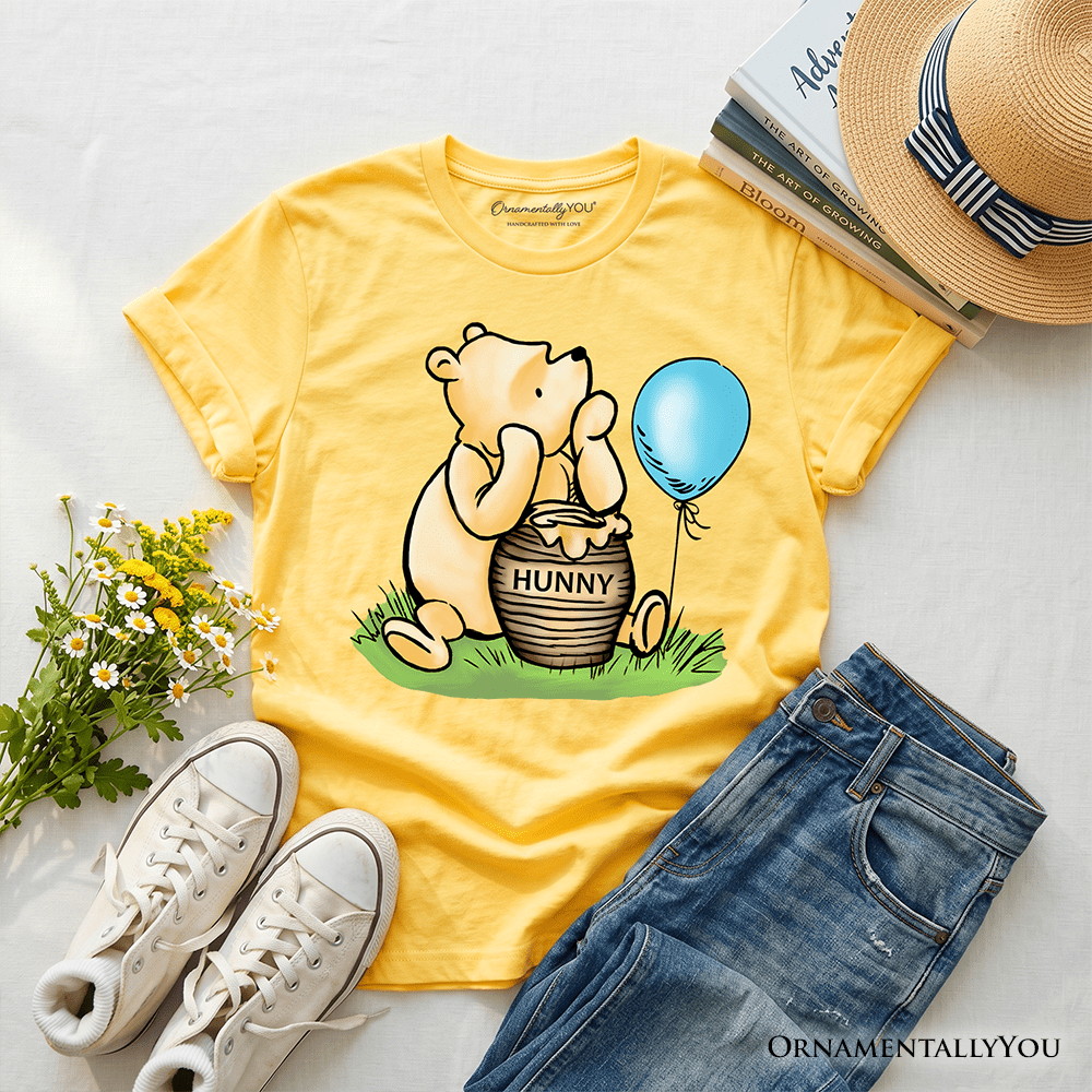 Kids Charming Winnie-the-Pooh Cute T-Shirt, Trendy Youth Tee