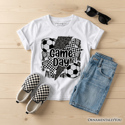 Kids Soccer Game Day T-Shirt, Coquette Sports Youth Tee