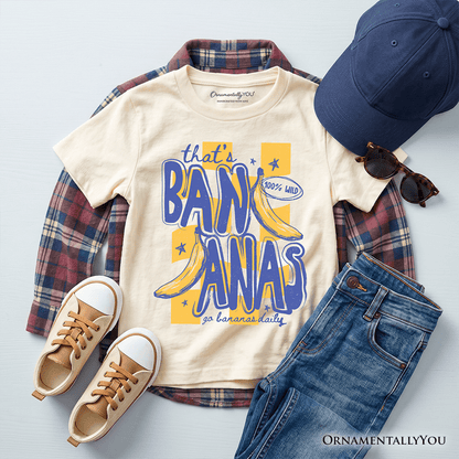 Kids That's Bananas Summer T-Shirt, Funny Tropical Fruit Youth Tee