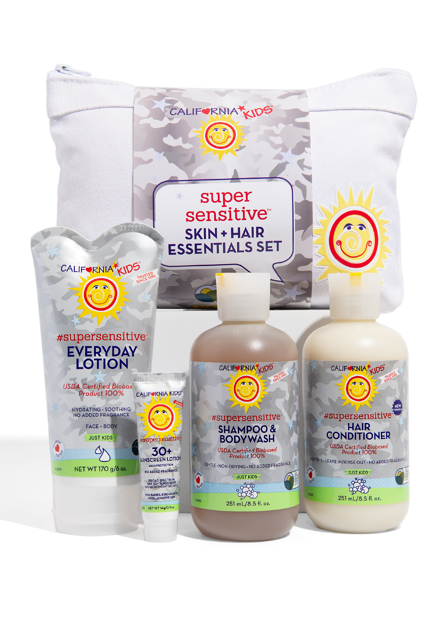 California Kids® #supersensitive™ Essentials Set - Shaketea